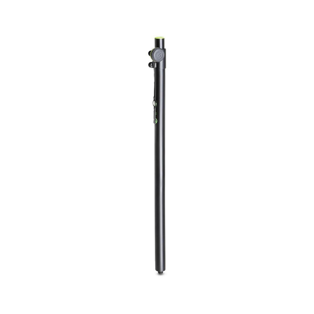 Gravity SP2342B Adjustable Steel Pole 35mm to M20 1800mm Mount For Speaker Black