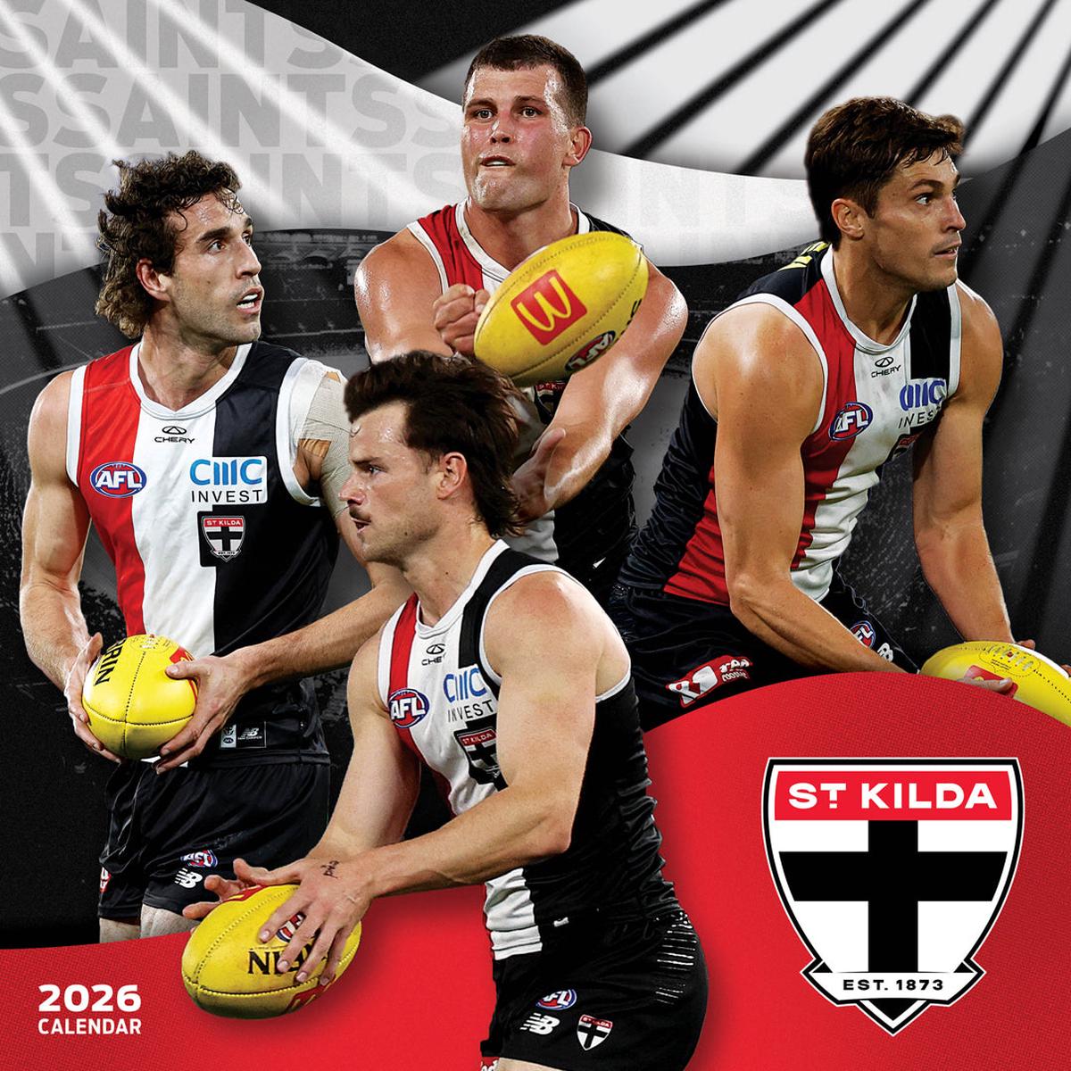Paper Pocket AFL St Kilda Saints 2026 Calendar