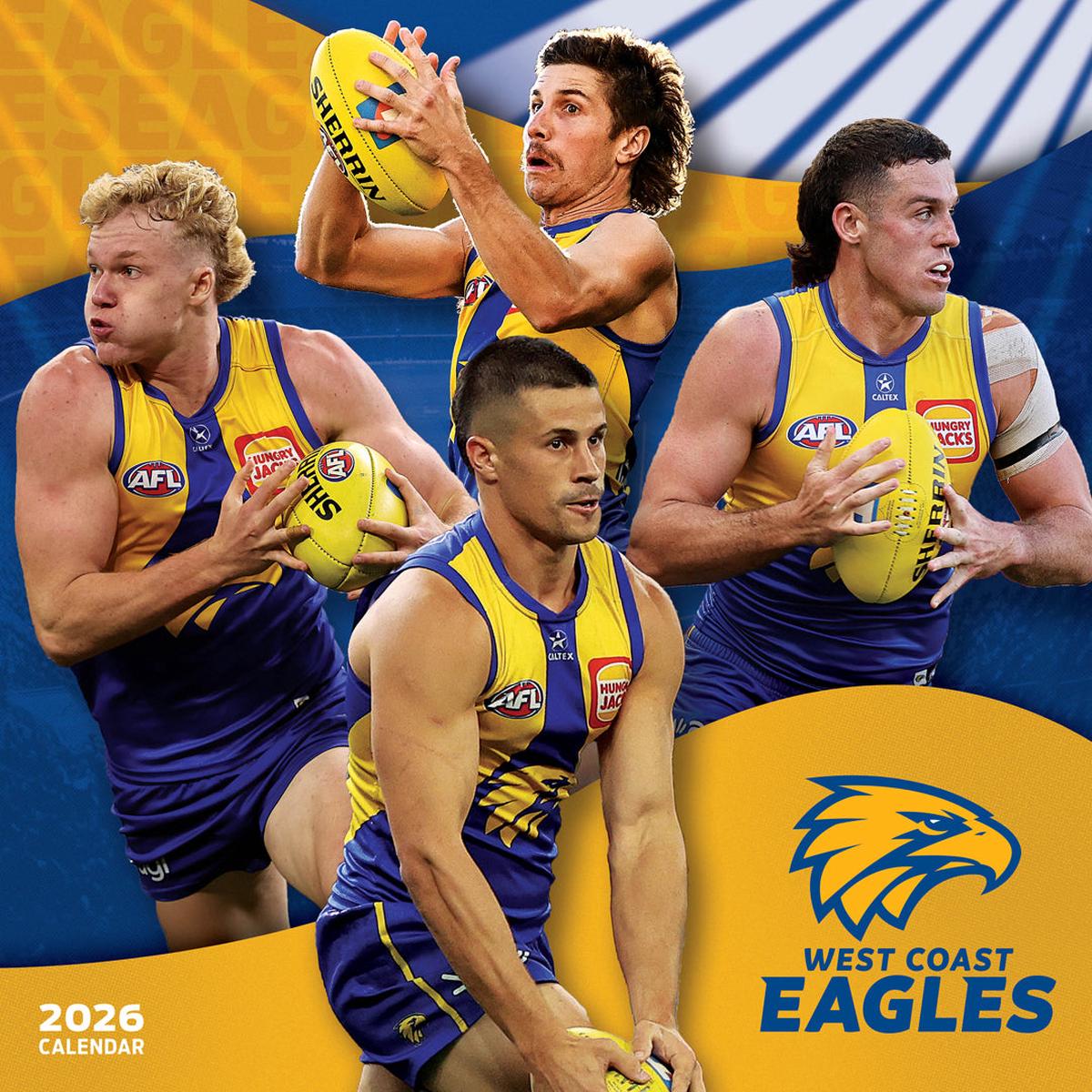 Paper Pocket AFL West Coast Eagles 2026 Calendar