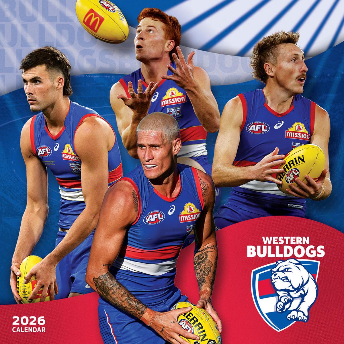 Paper Pocket AFL Western Bulldogs 2026 Calendar