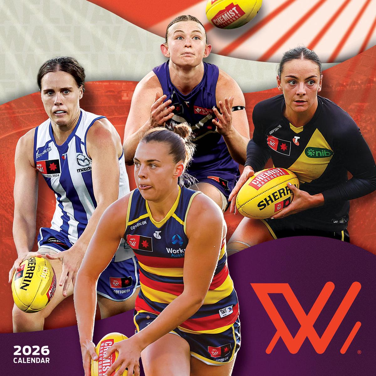 Paper Pocket AFL Womens 2026 Calendar