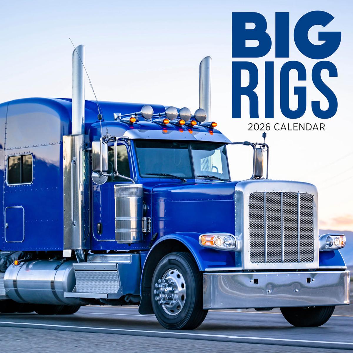 Paper Pocket Big Rigs 2026 Calendar