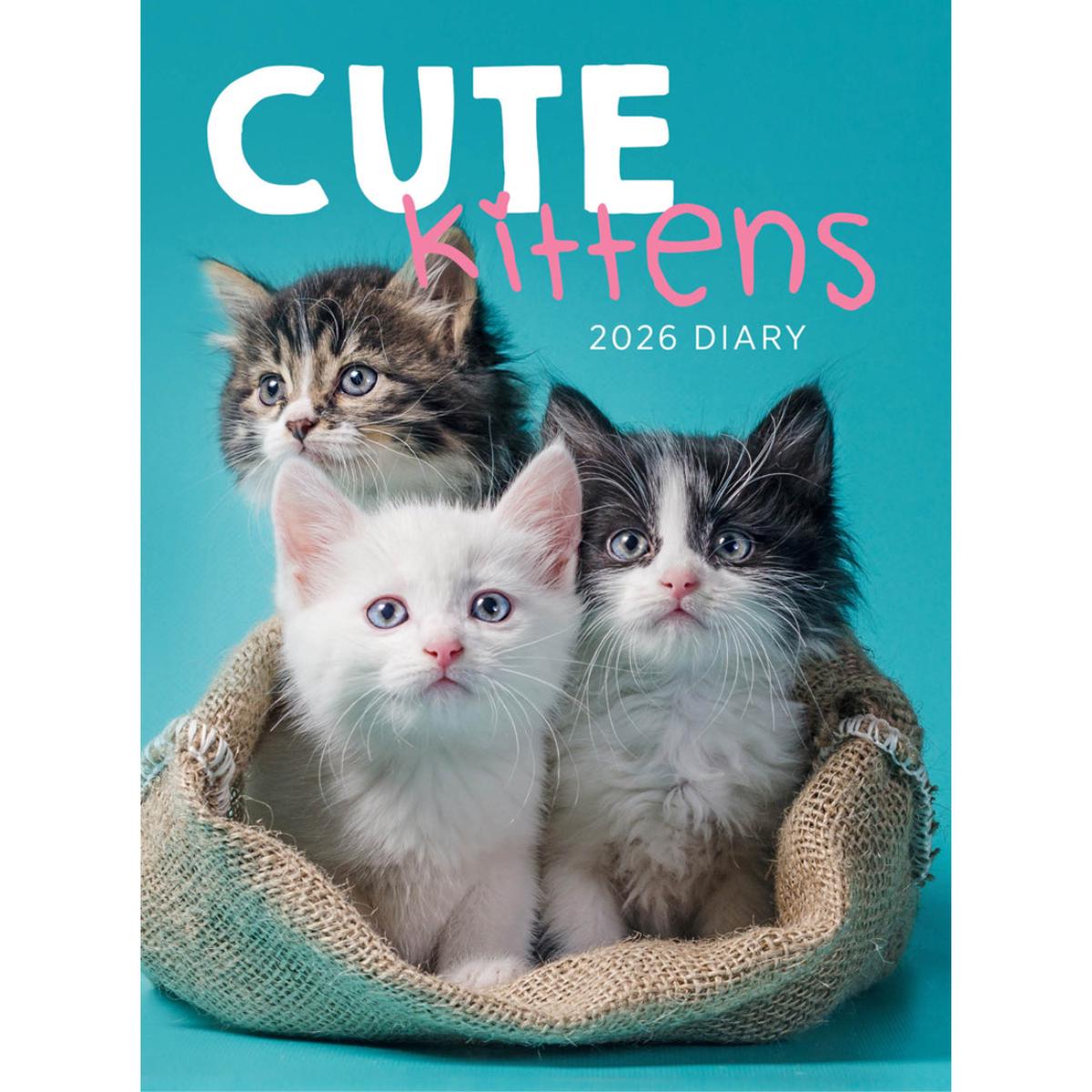 Paper Pocket Cute Kittens 2026 Diary