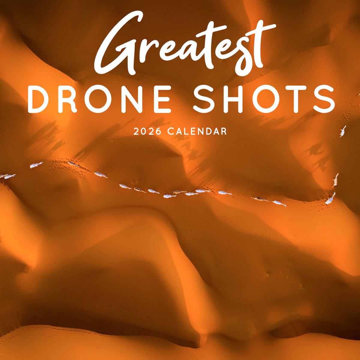 Paper Pocket Greatest Drone Shots 2026 Calendar