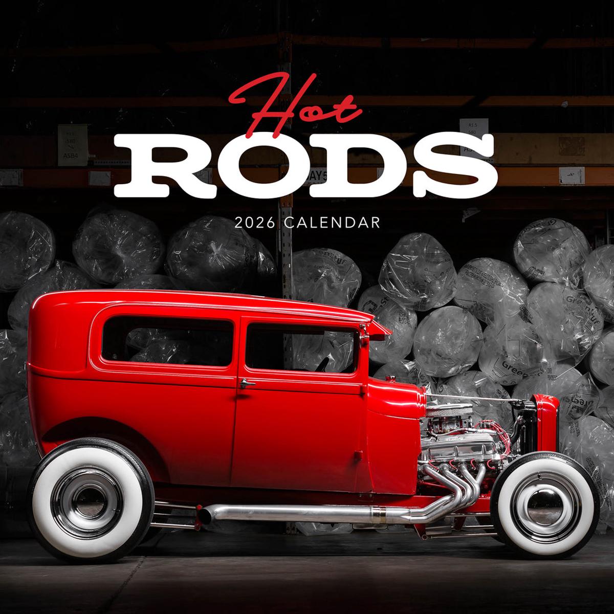 Paper Pocket Hot Rods 2026 Calendar