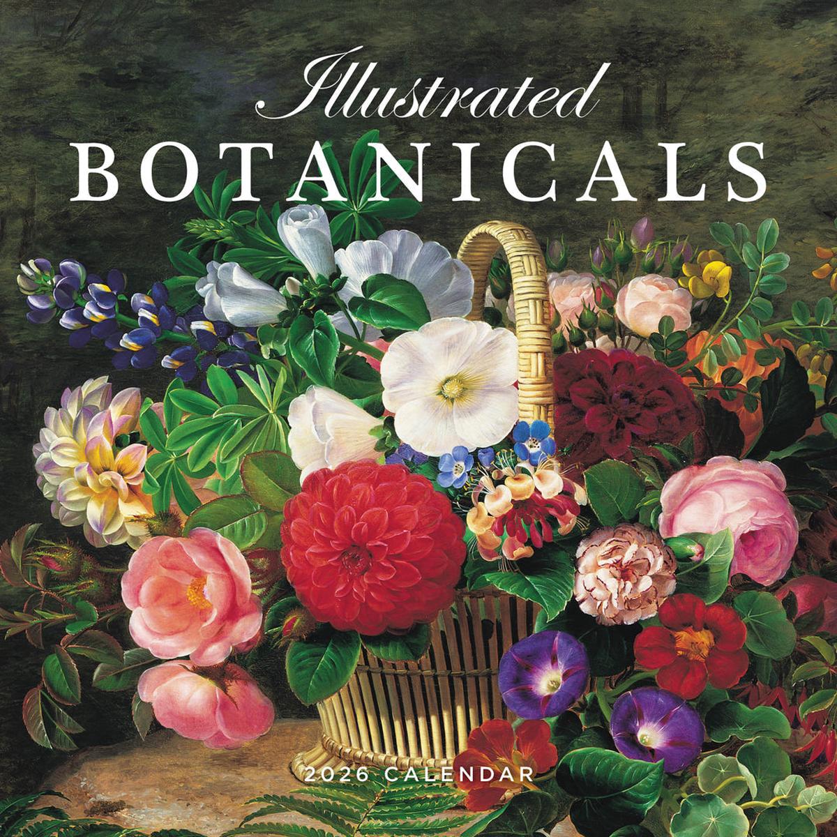 Paper Pocket Illustrated Botanicals 2026 Calendar