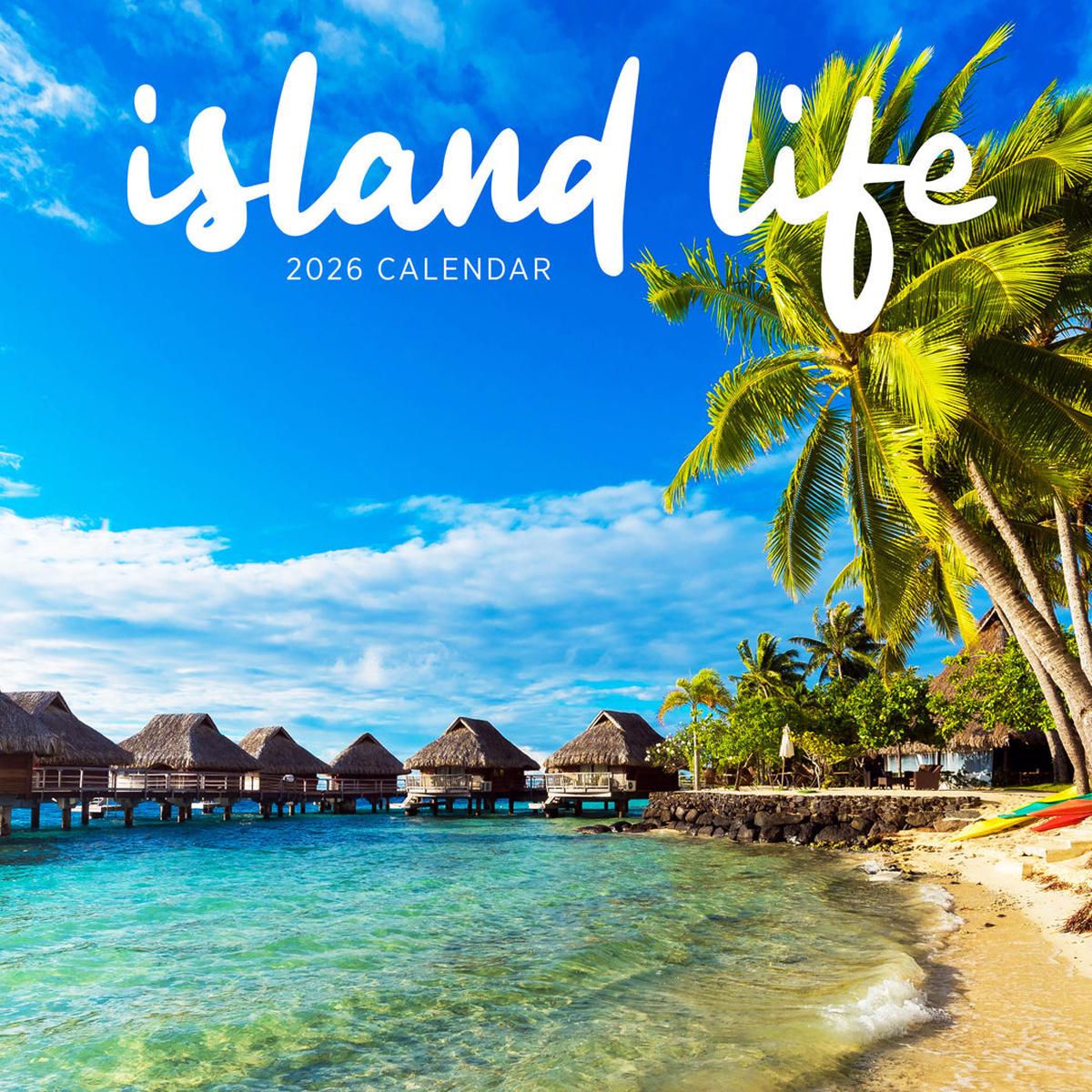Paper Pocket Island Life 2026 Calendar