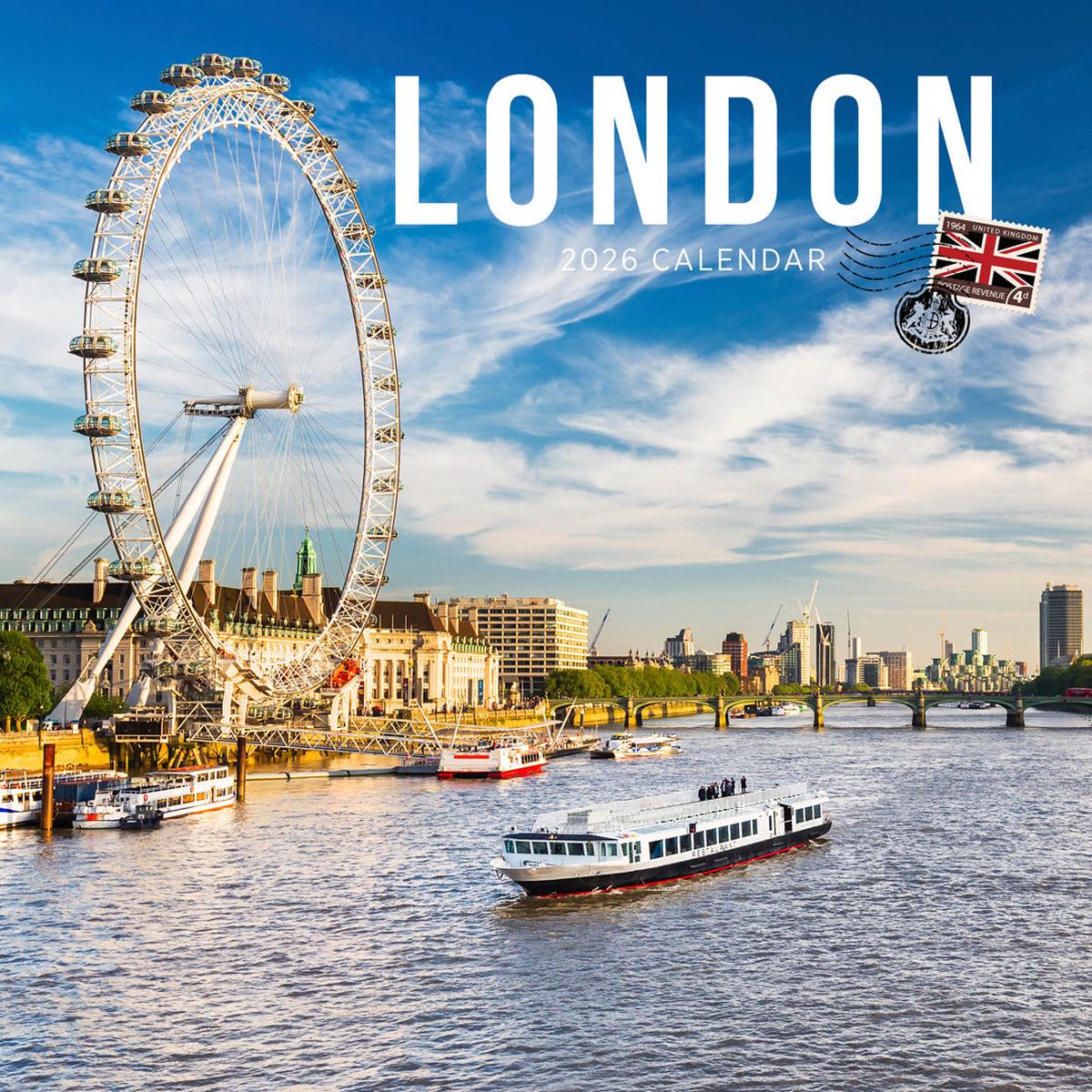 Paper Pocket London 2026 Calendar