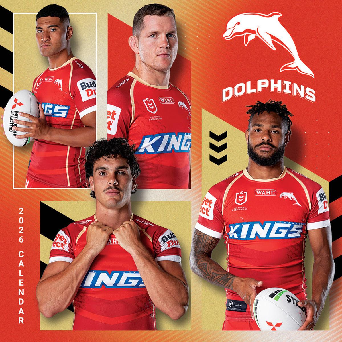 Paper Pocket NRL Dolphins 2026 Calendar