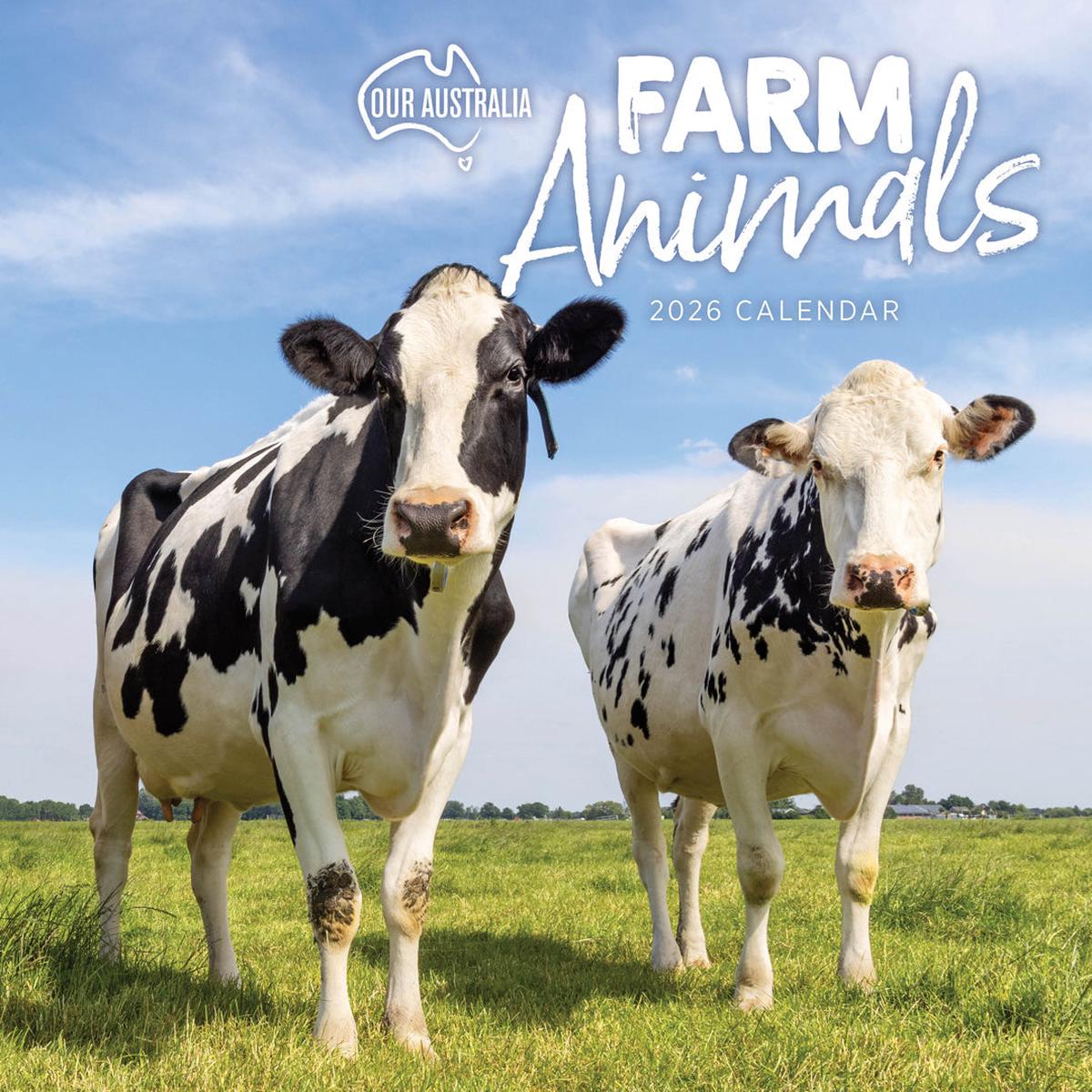 Paper Pocket Our Australia Farm Animals 2026 Calendar