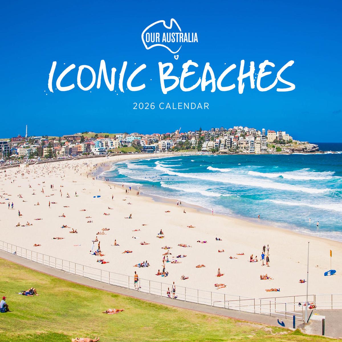 Paper Pocket Our Australia Iconic Beaches 2026 Calendar