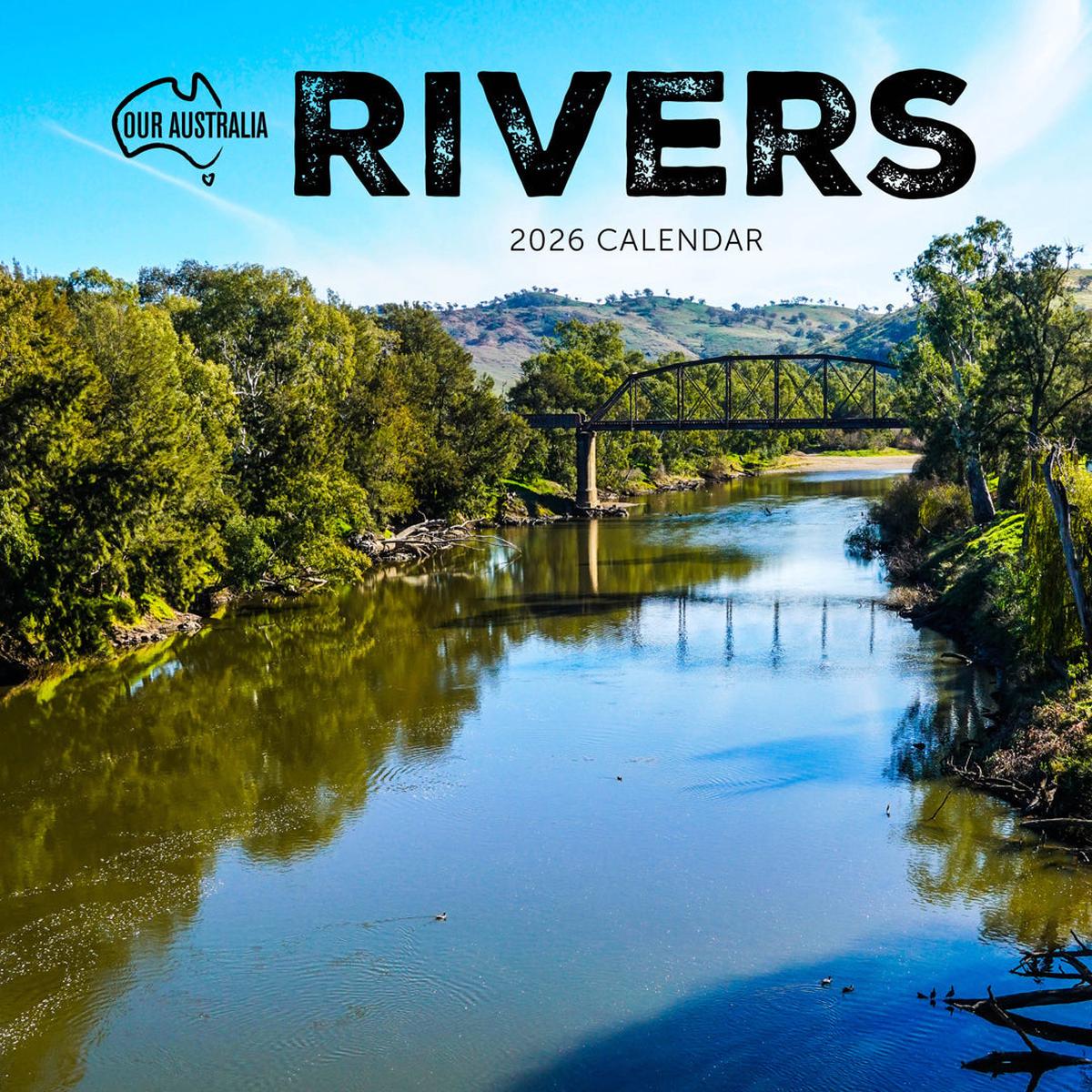 Paper Pocket Our Australia Rivers 2026 Calendar