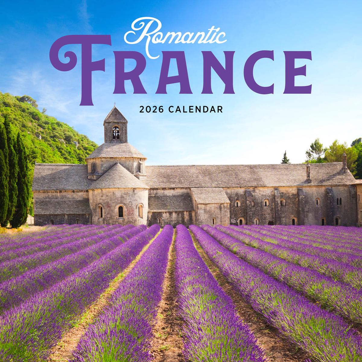 Paper Pocket Romantic France 2026 Calendar
