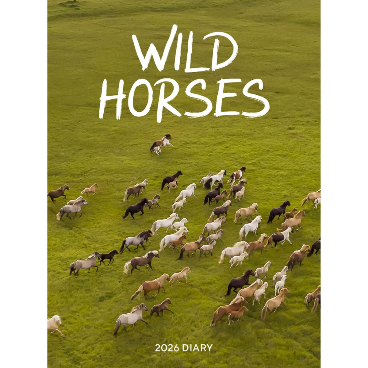 Paper Pocket Wild Horses 2026 Diary