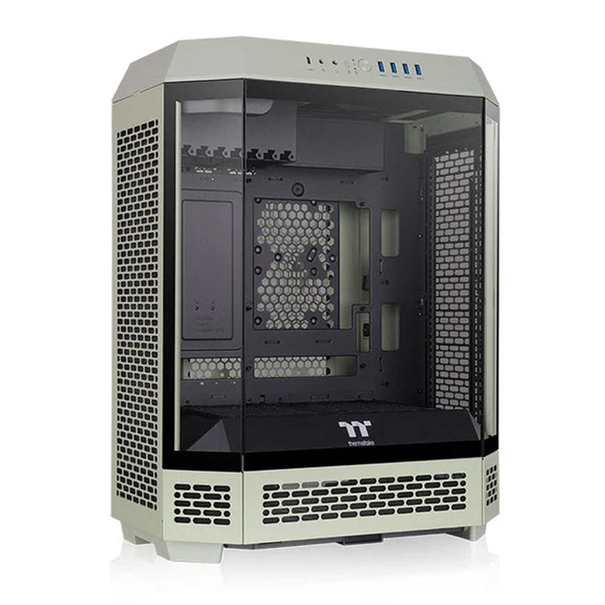 Thermaltake CA1Z100MEWN00 The Tower 600 TG Mid Tower ATX Case (Matcha Green)