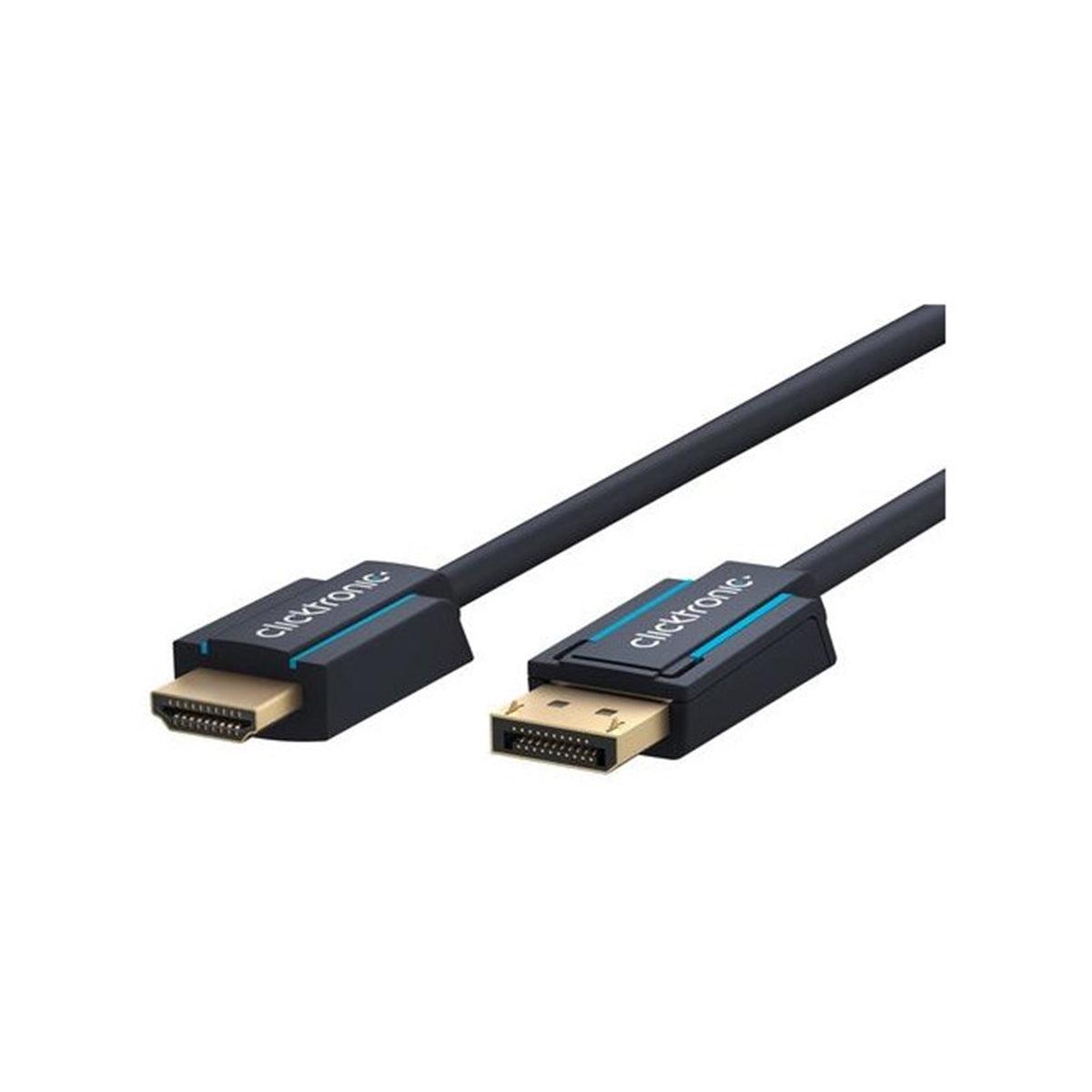 Clicktronic Active Display port Cable - 2m - Black