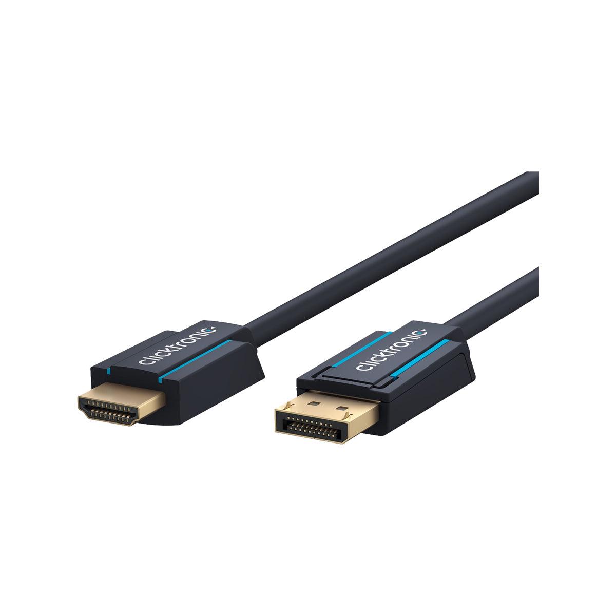 Clicktronic Display port Cable 3m (Black)