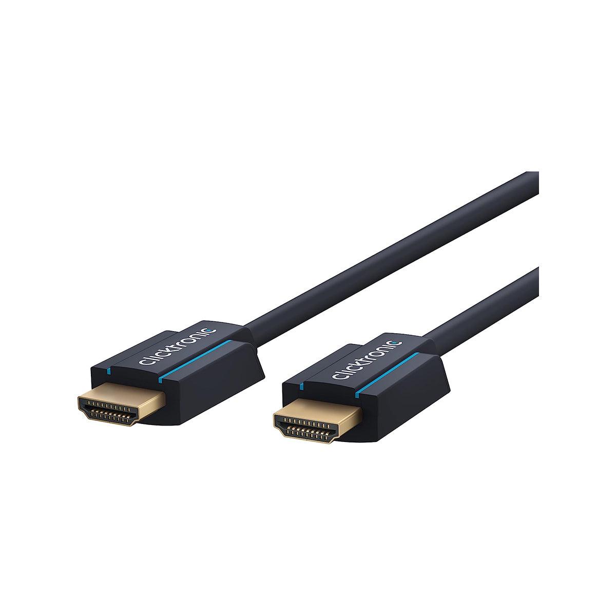 Clicktronic HDMI 2.0 (Premium) Cable 0.5m (Black)