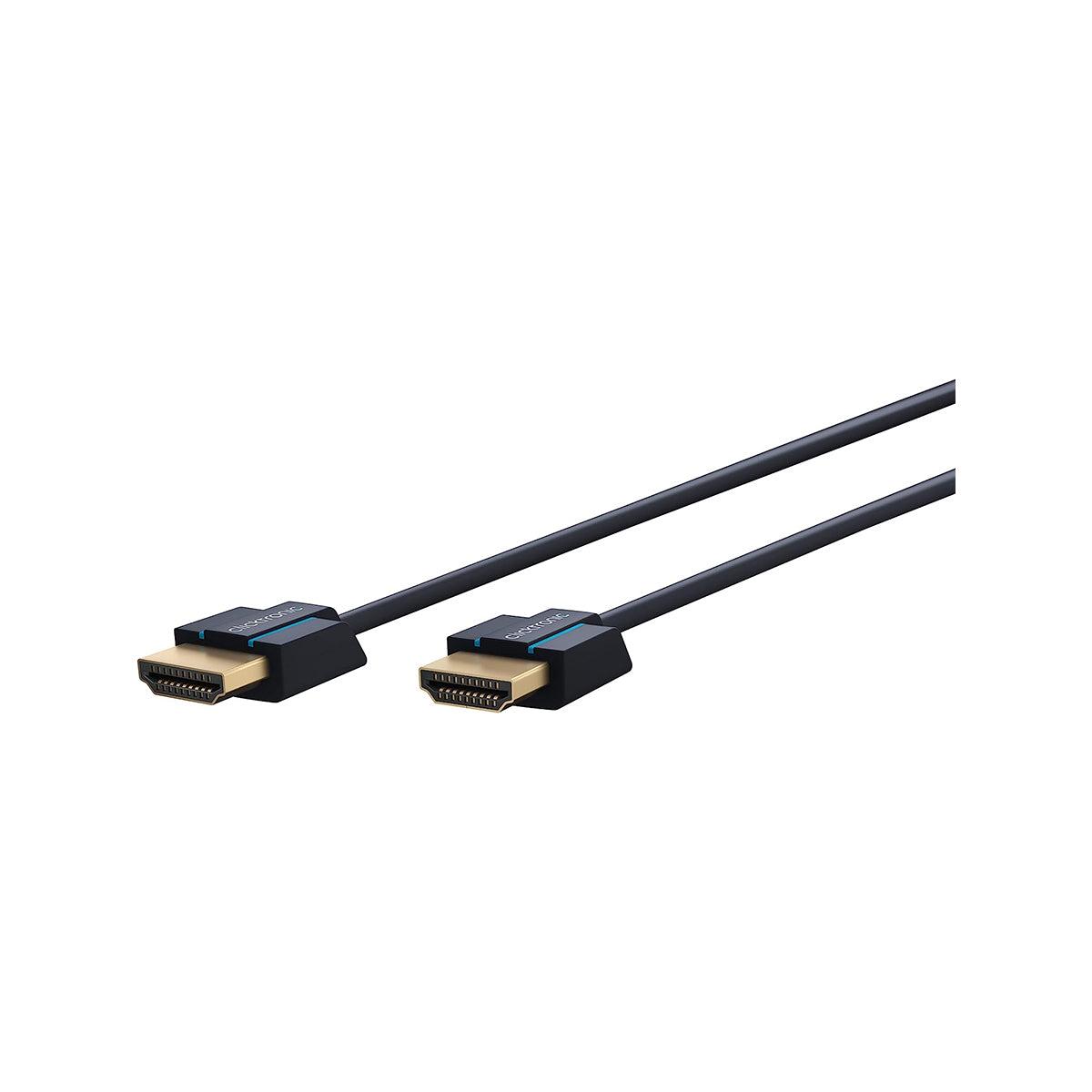 Clicktronic HDMI 2.0 (Slim) Cable 1m (Black)