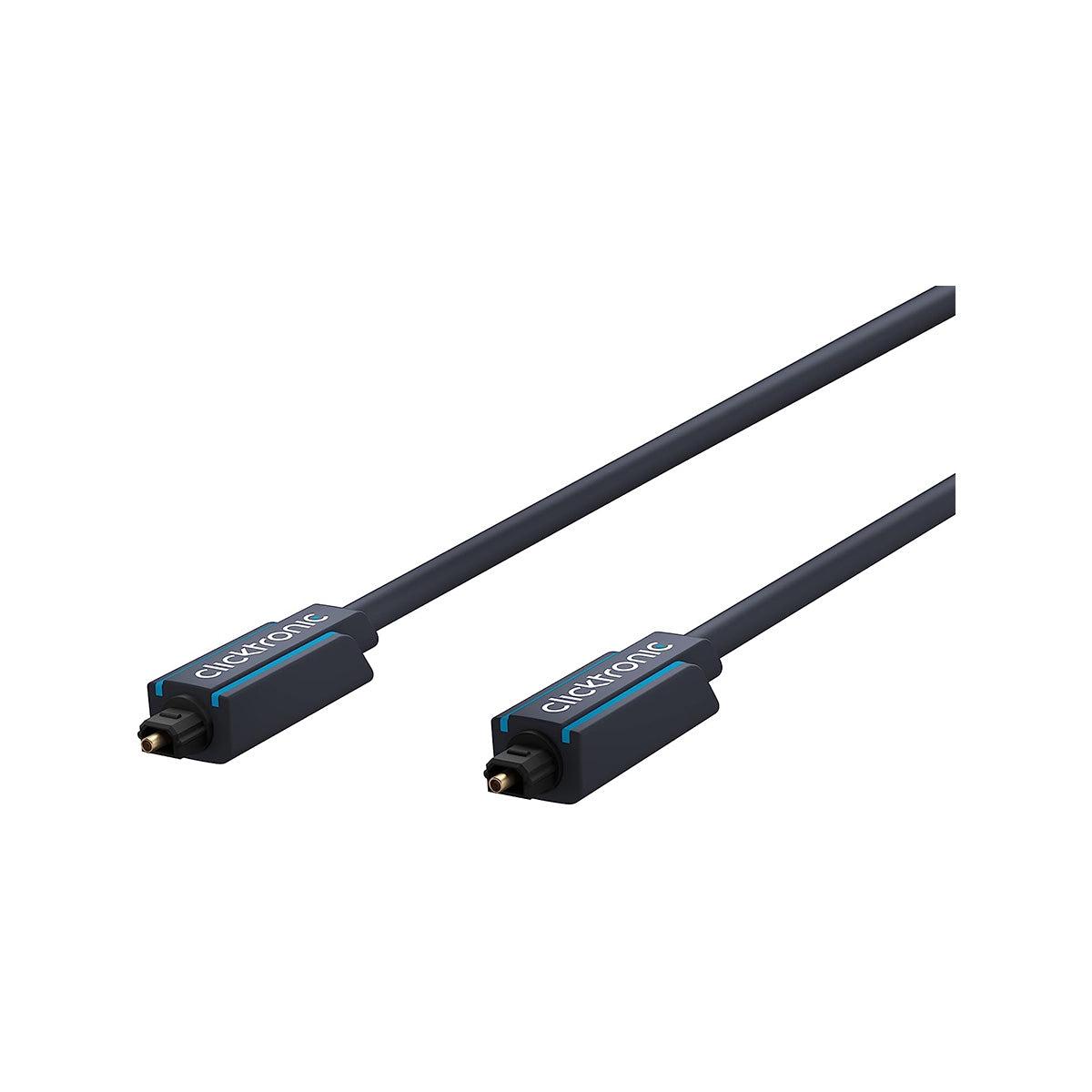Clicktronic Optical Toslink Opto Cable 1m (Black)