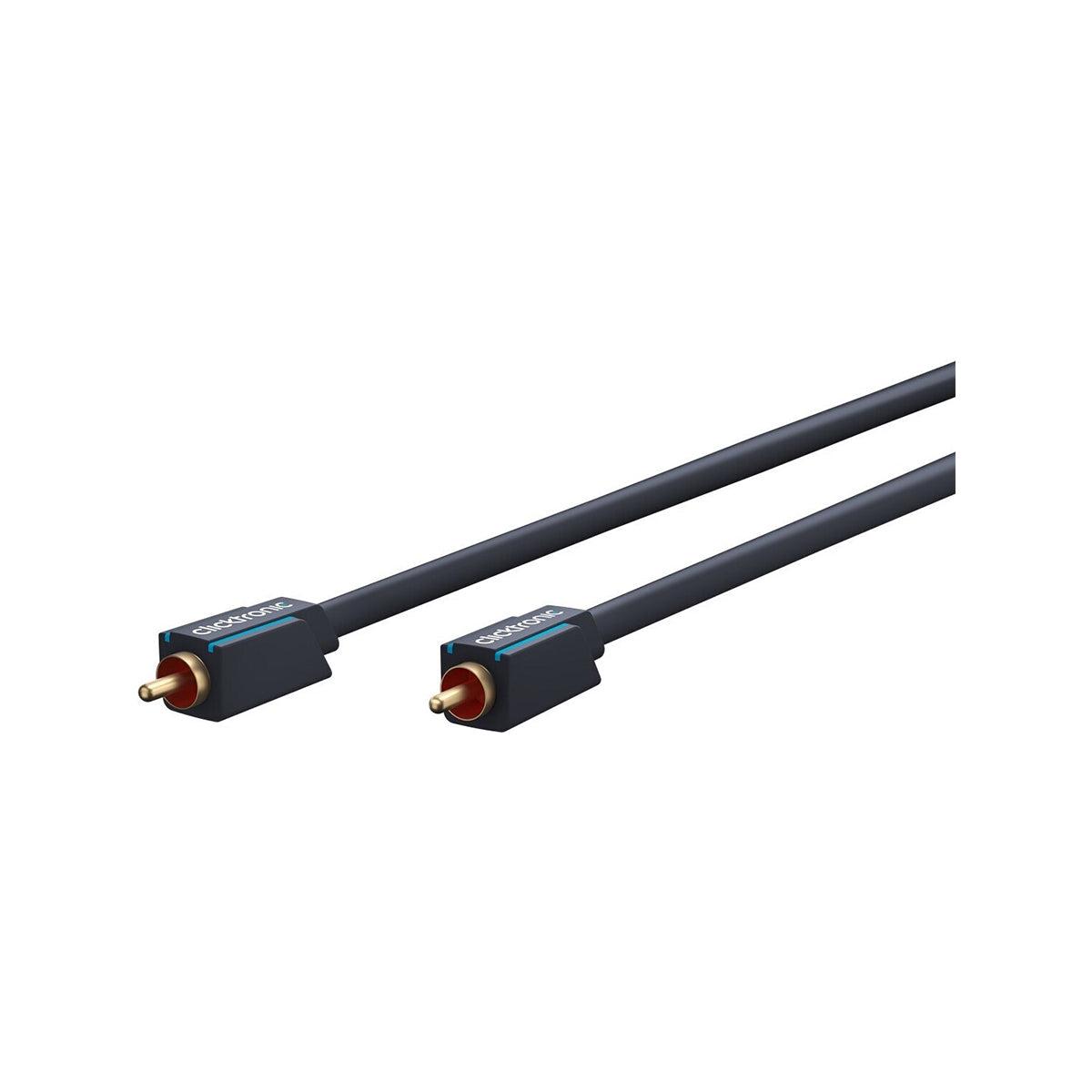 Clicktronic  RCA AUX Cable - 2m - Black