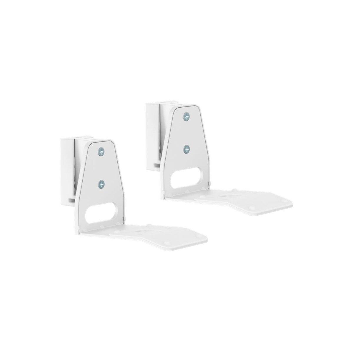 Goobay Speaker Wall Mount Modern Era 3 Flex, 2 pieces, compatible with the Sonos Era 300, secure and discreet speaker mount - White