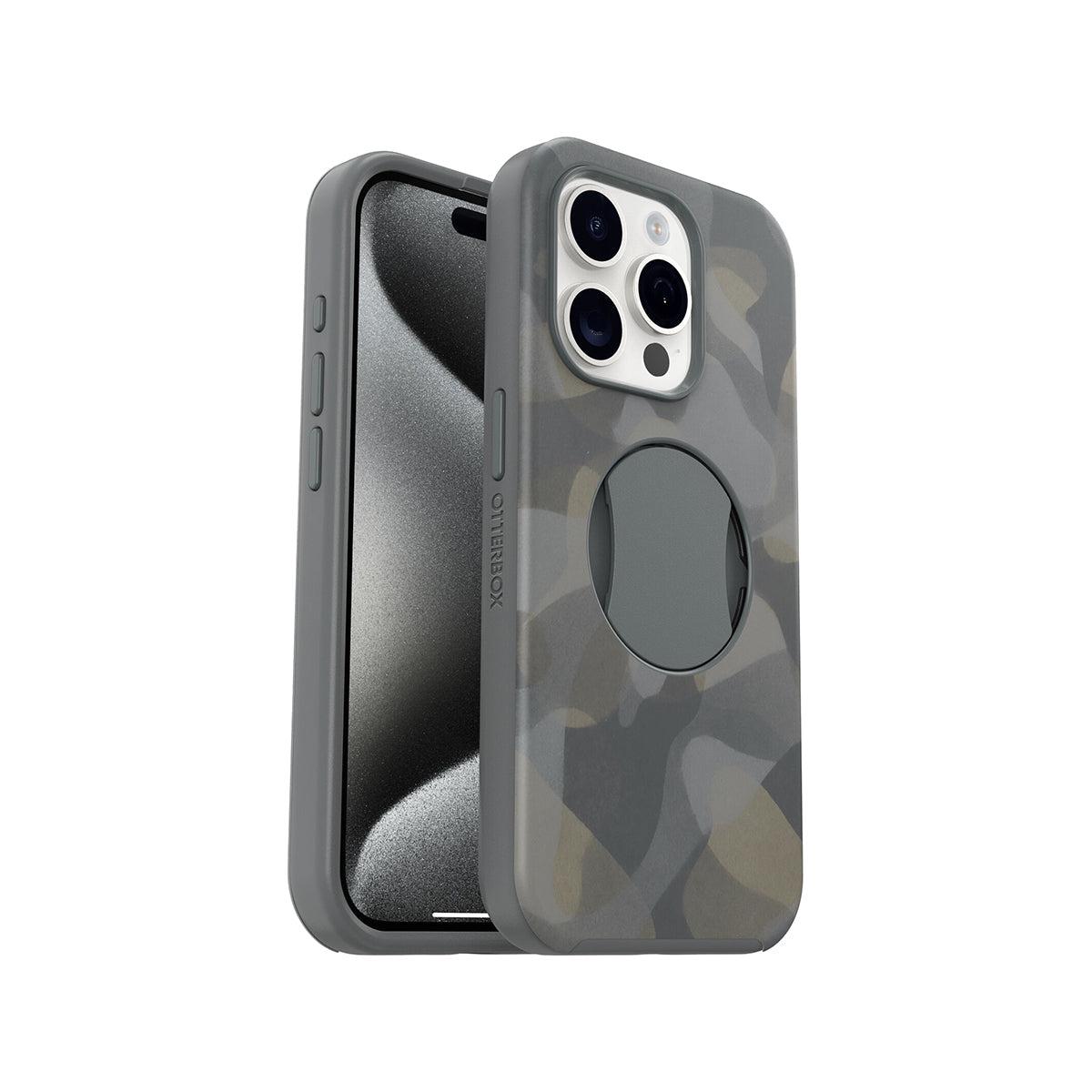 OtterBox OTTERGRIP Phone Case For - iPhone 15 Pro  - Iron Camo - Camo