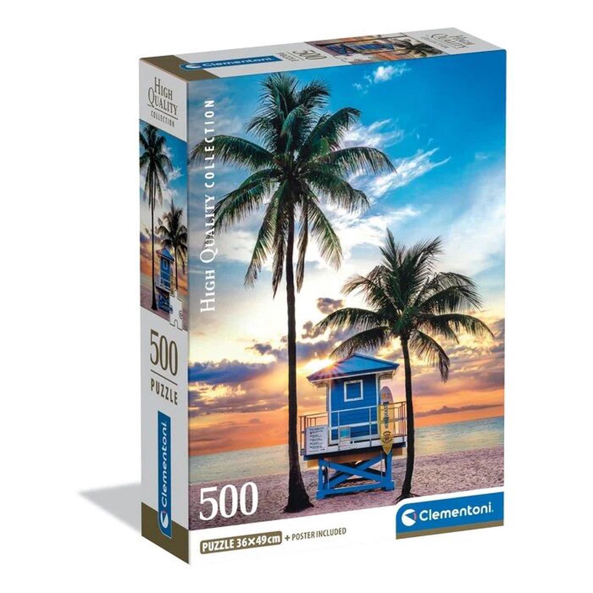 500pc Miami Beach Florida Puzzle