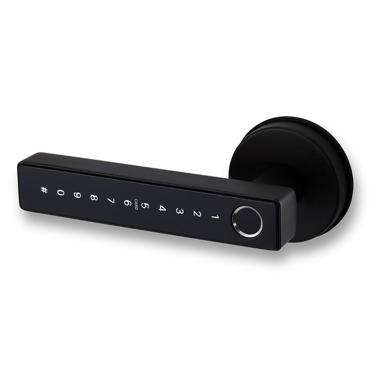 Auslock Novo Series N25 Door Handle Smart Lock (Black)