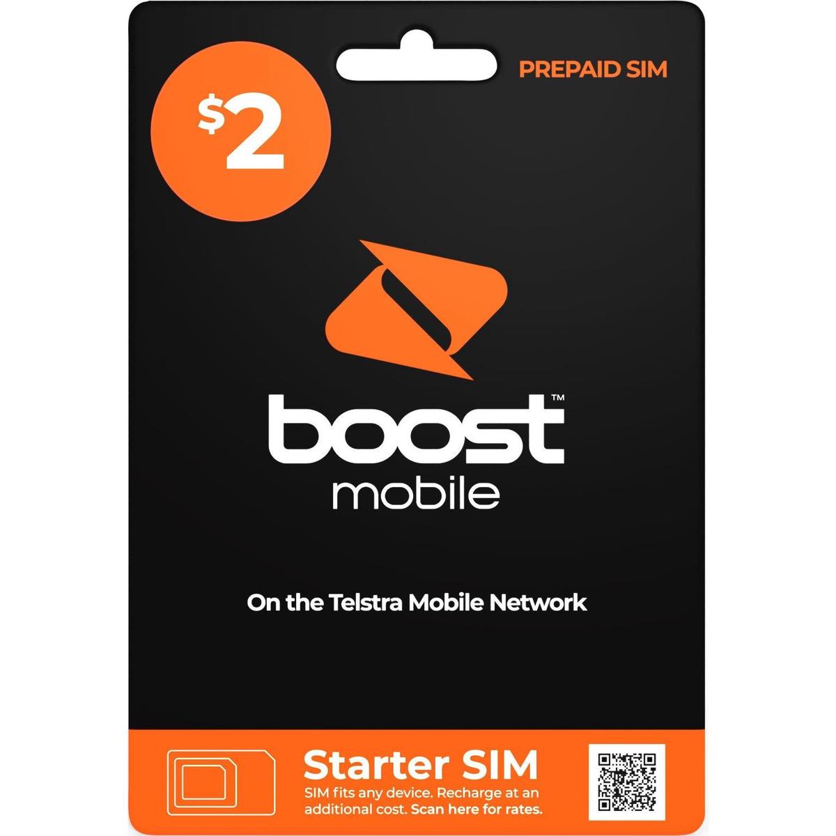 Boost $2 Starter Prepaid SIM Kit