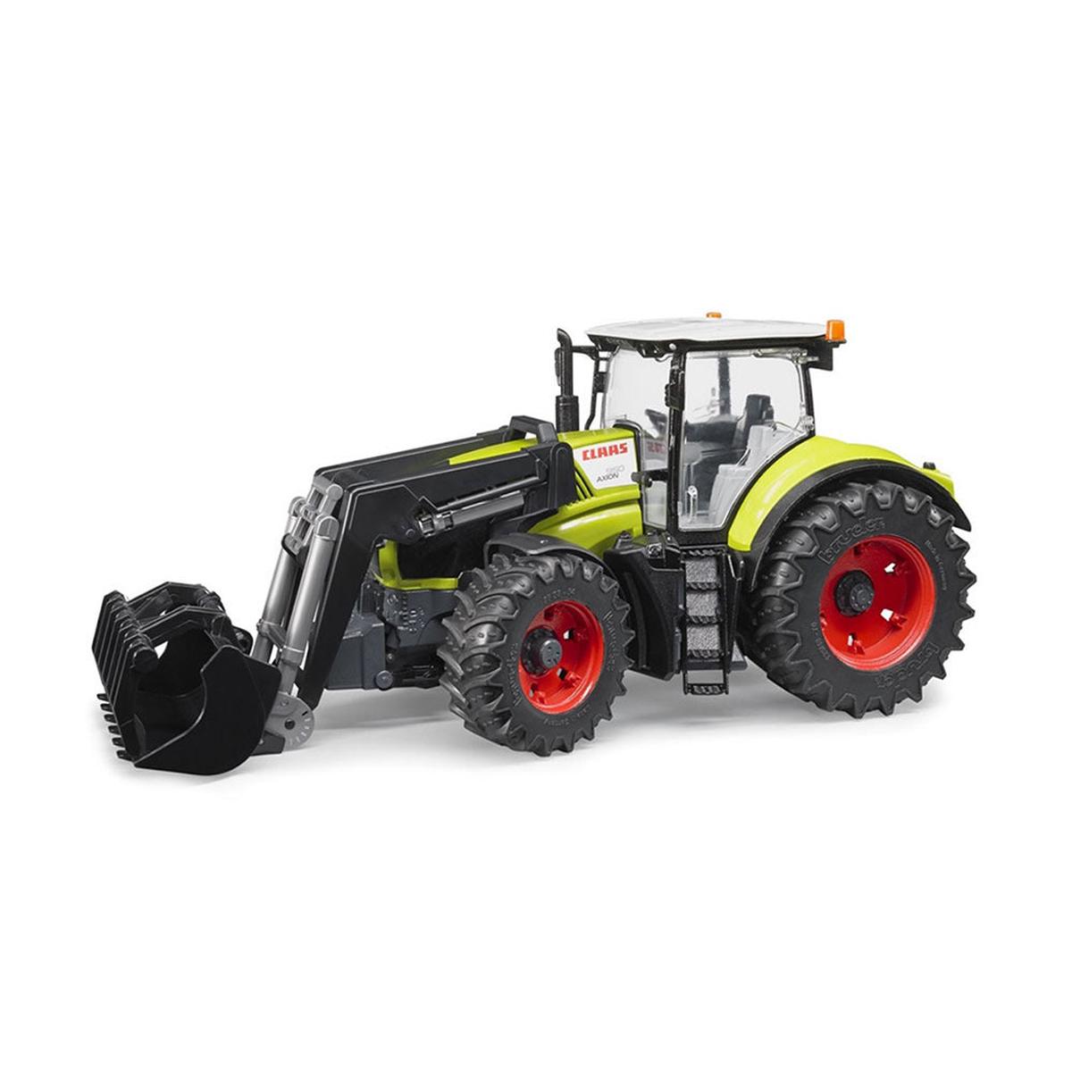 Bruder Licensed 1:16 Scale Claas Axion 950 With Frontloader Model Car