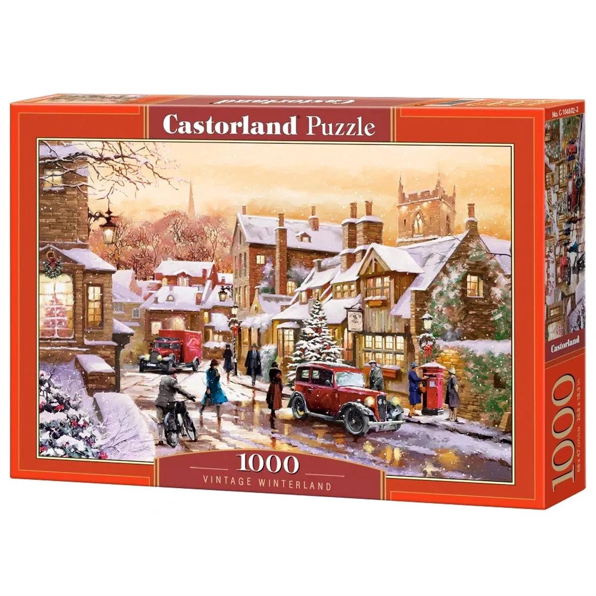 Castorland 1000-Pieces Vintage Winterland Puzzle