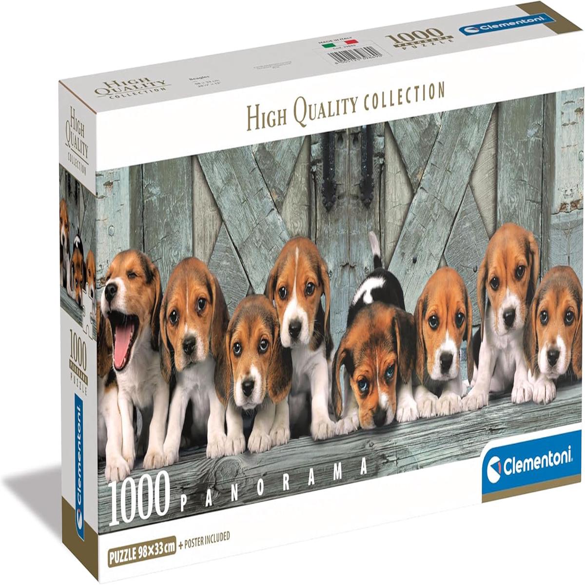 Clementoni 1000-Pieces Beagles Panorama Puzzle