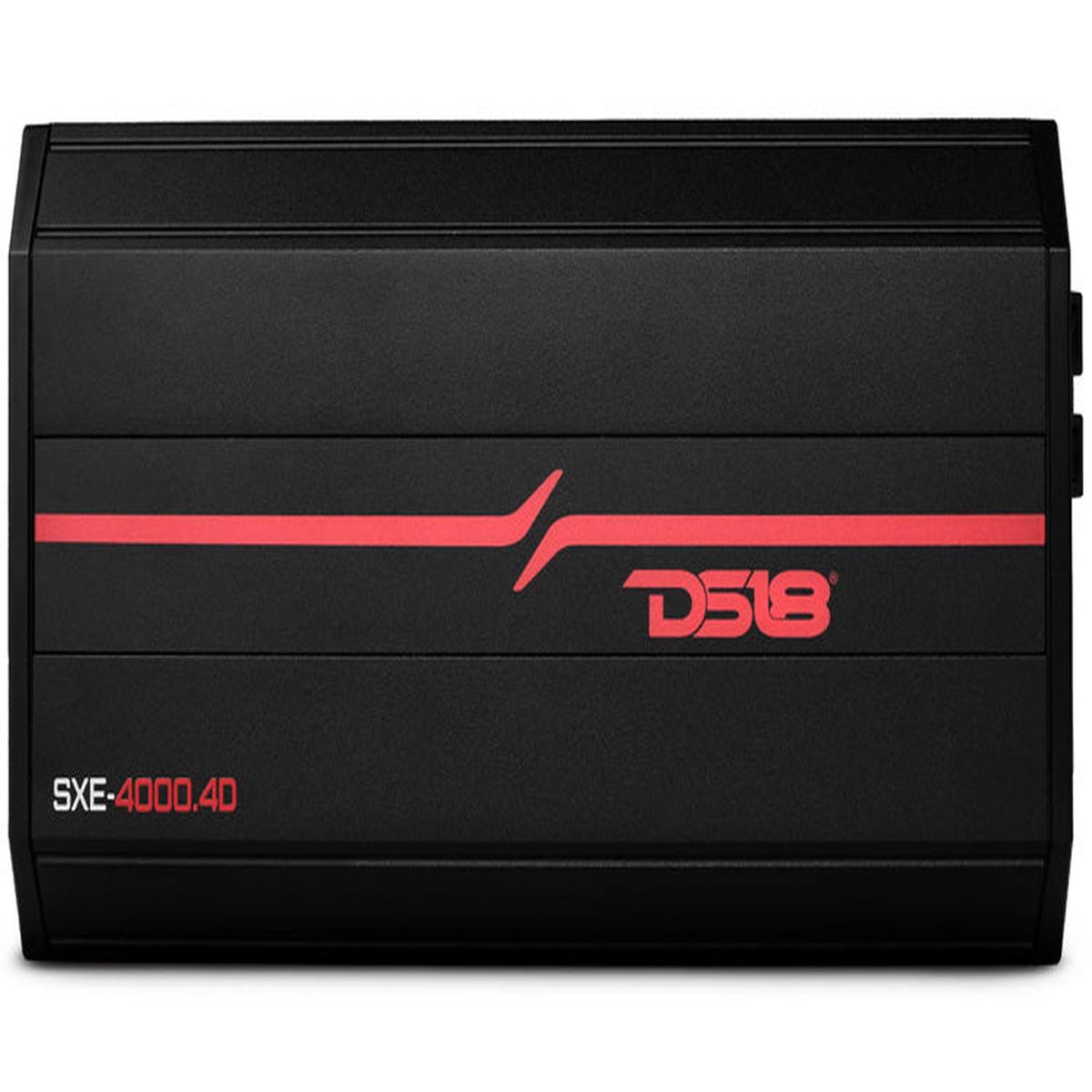 DS18 SXE-4000.4D SXE 430W x 4-Channel Class D Amplifier (Black)