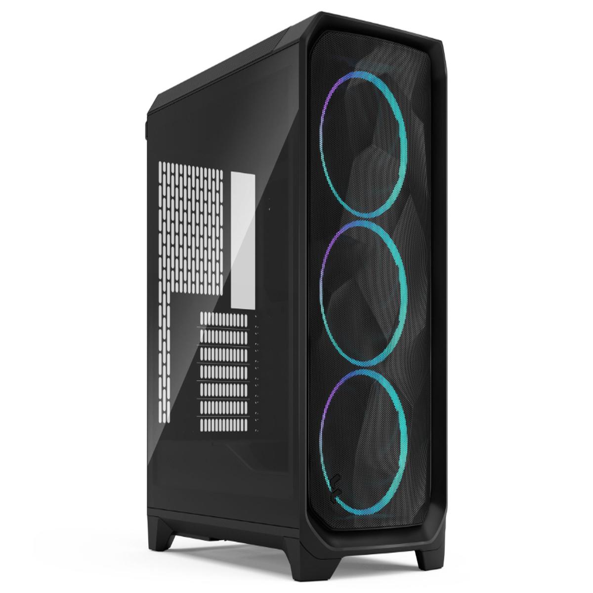 Fractal Design Meshify 3 ATX Mid-Tower Case - Black RGB TG Light Tint