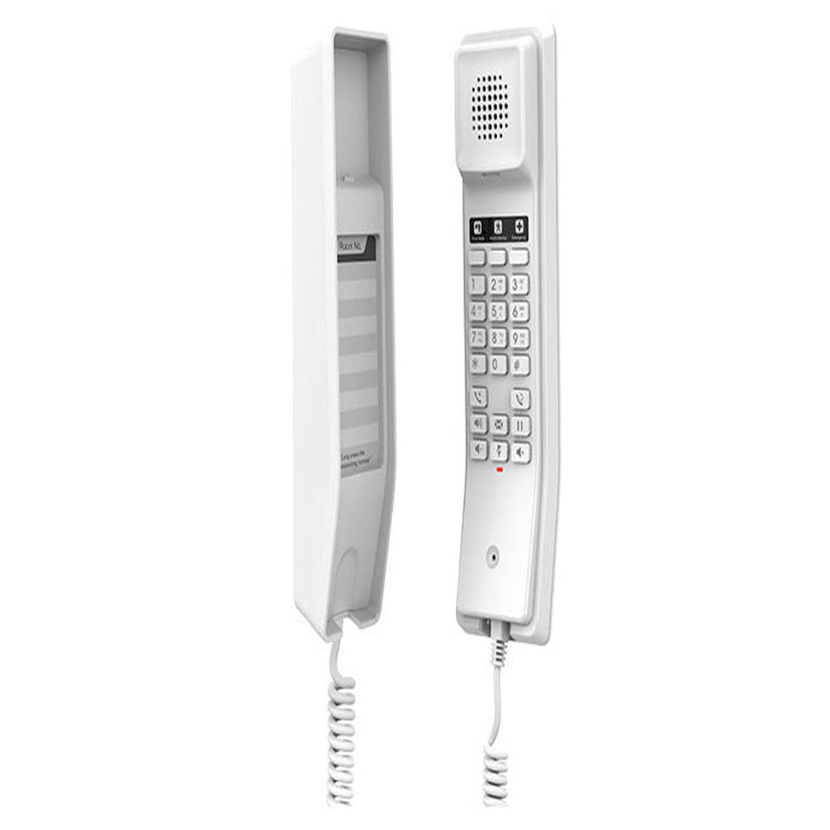 Grandstream Hotel Phone, 2 Line IP Phone, 2 SIP Accounts (White)