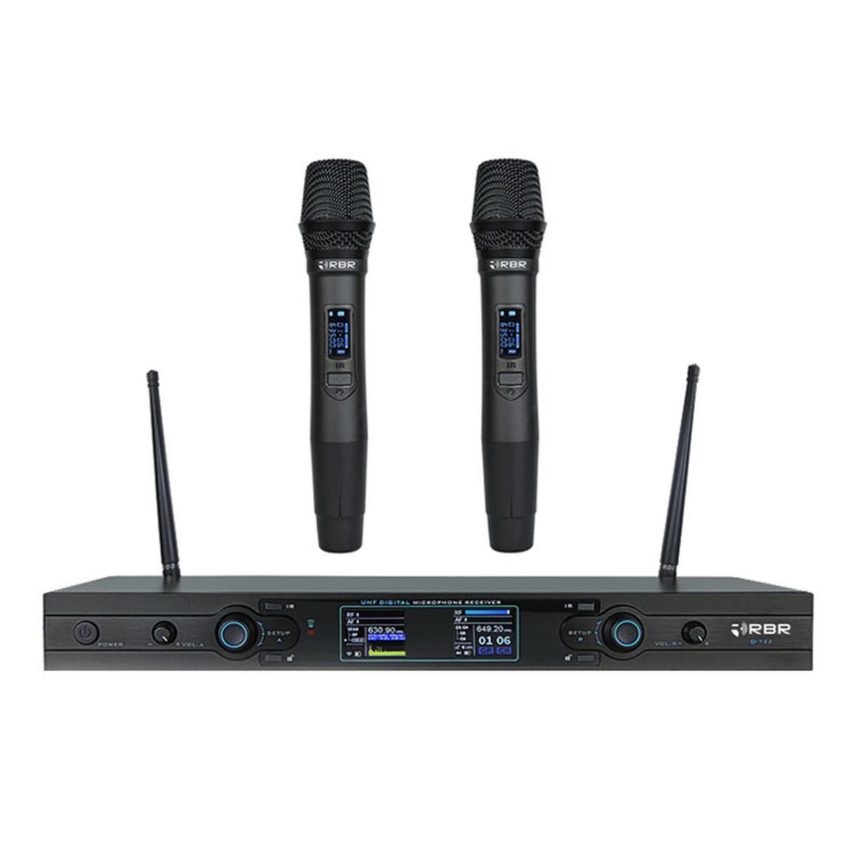 RBR D722 Digital UHF USB Charging Wireless Microphone