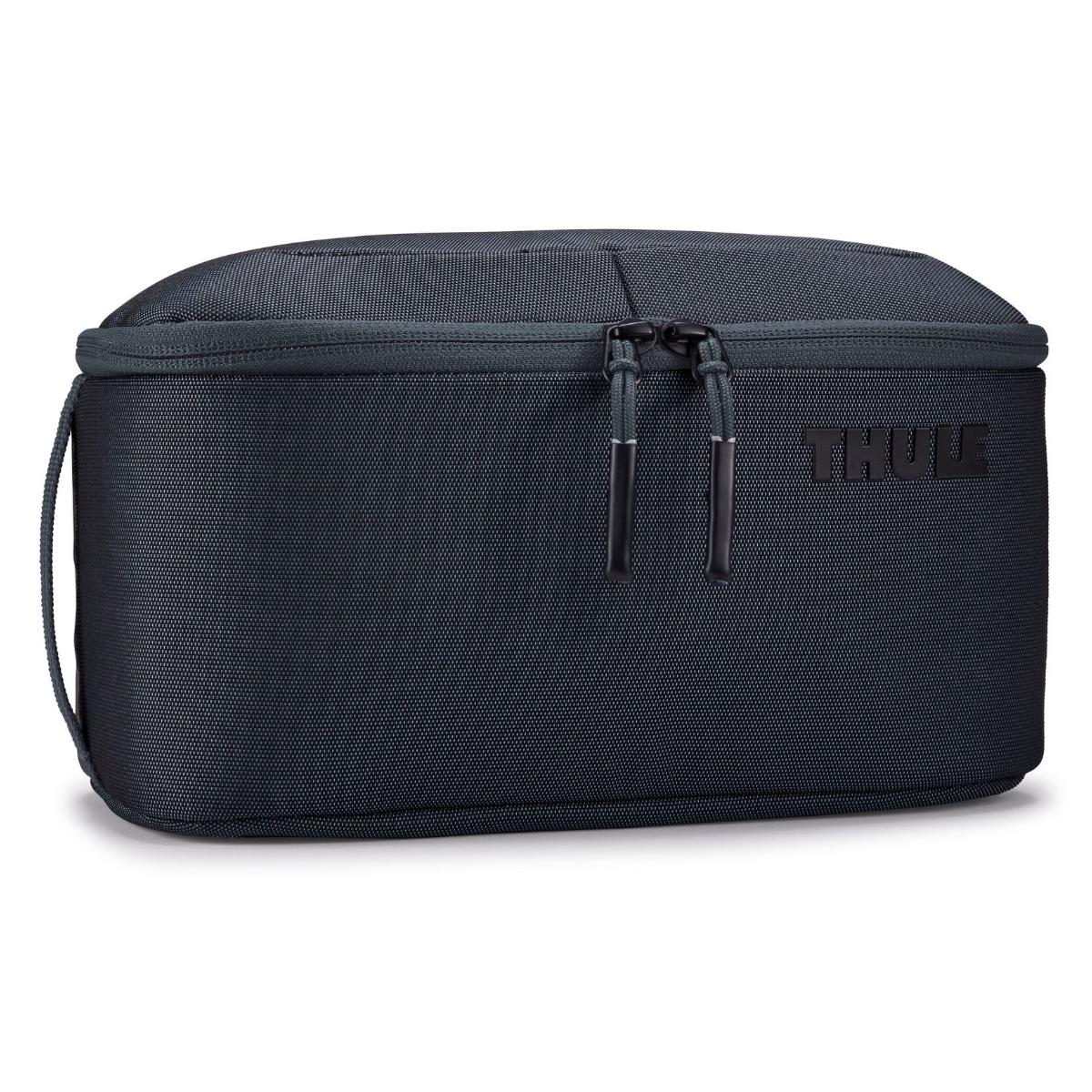 THULE Subterra Wipeable Toiletry Bag Travel Wash Kit with Removable TSA Pouch in Dark Slate