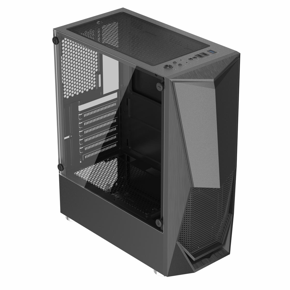 1st Player DK-3 Micro ATX Tempered Glass PC Computer Gaming Case M-ATX