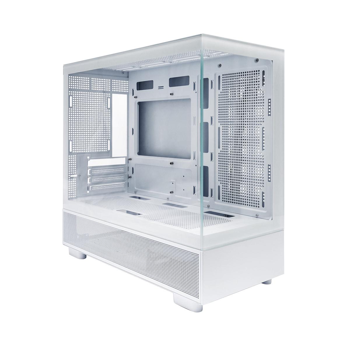 1st Player Mi5 M-ATX ITX PC Gaming Case (White)
