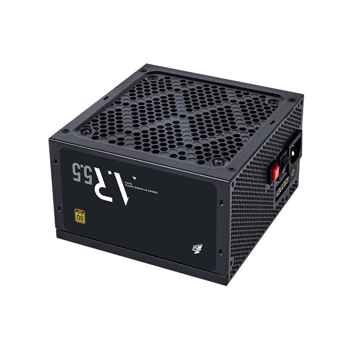 1st Player PS-550AR Armour Series 80+ Plus Gold 550W Power Supply PSU