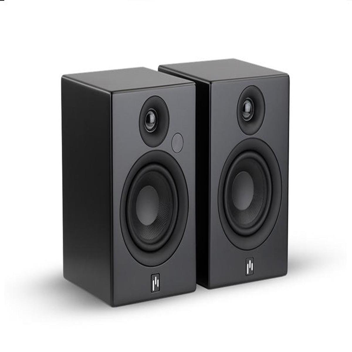 Aperion Allaire Bluetooth Bookshelf Speakers Pair (Matte Black)