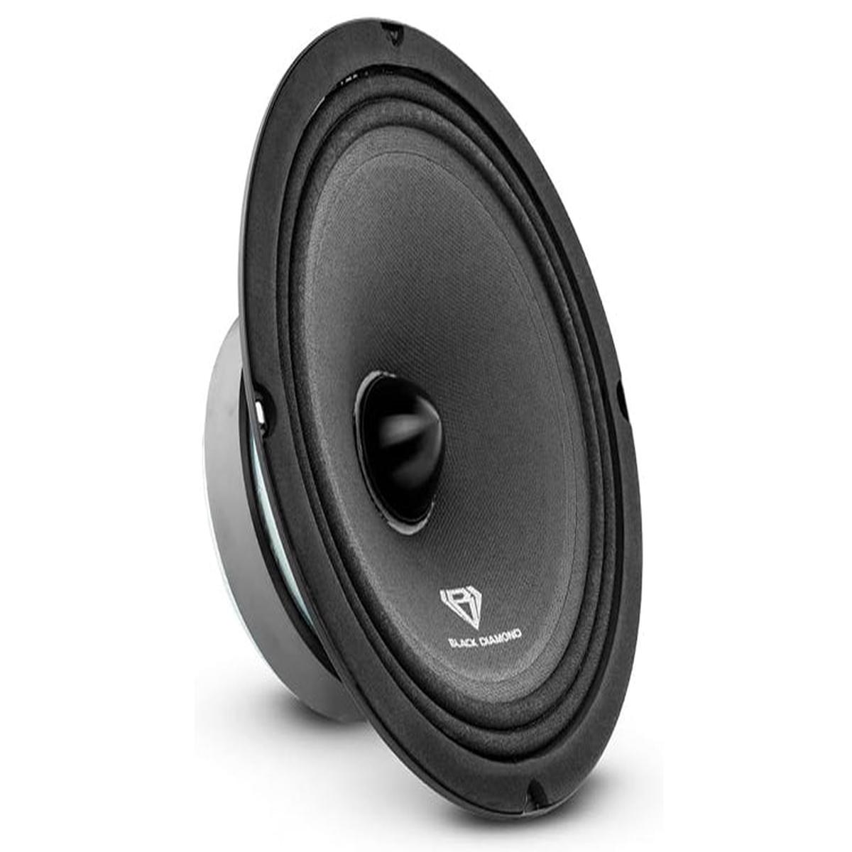 Black Diamond DIA-M8.4B 8" Mid-Range 4-Ohm Car Speaker (Single)