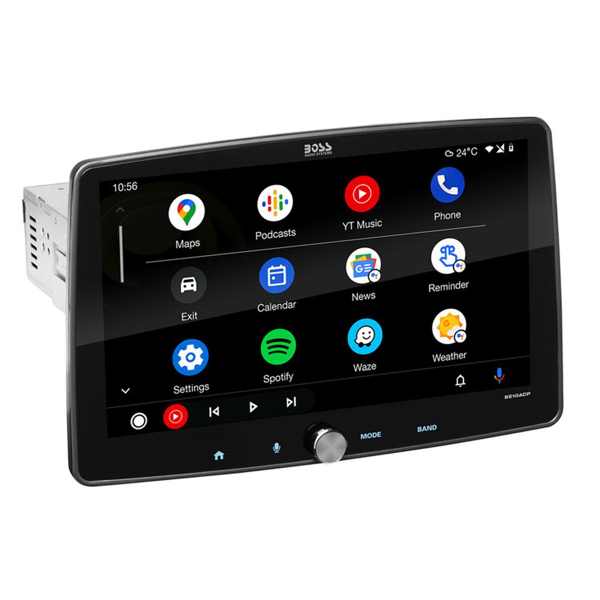Boss Audio BE10ACP 10" Single DIN Apple CarPlay and Android Auto