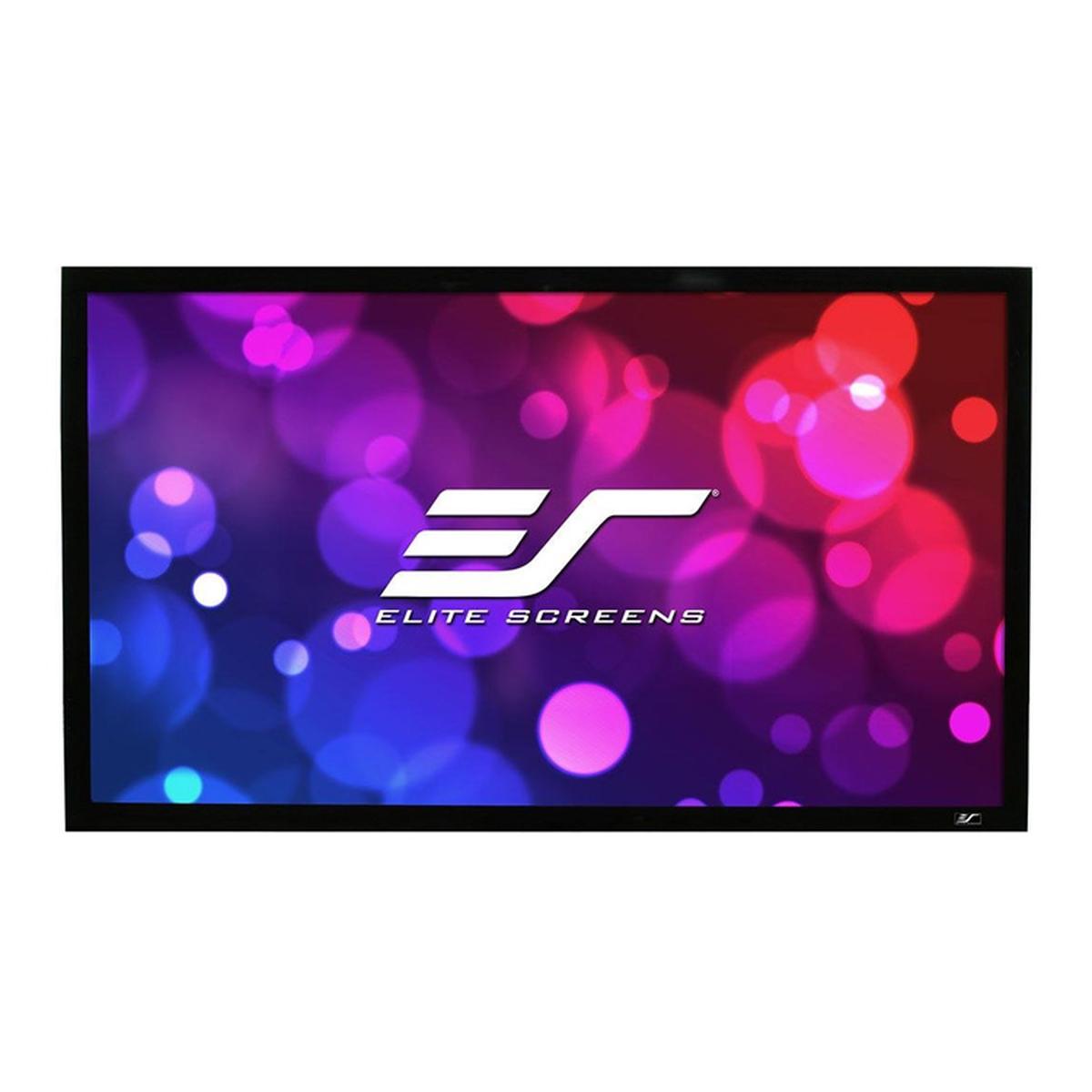 Elite Screens 100" Fixed Frame 2D/3D Polarized Projection Screen