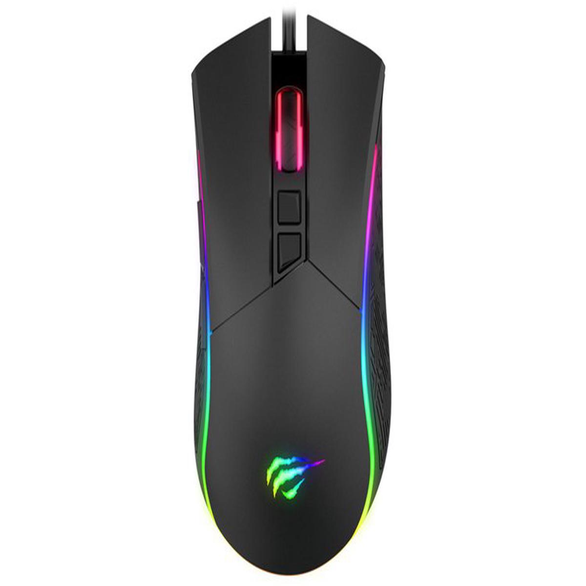 Havit MS1001 RGB Backlit Wired 7200DPI 7 Buttons Gaming Mouse