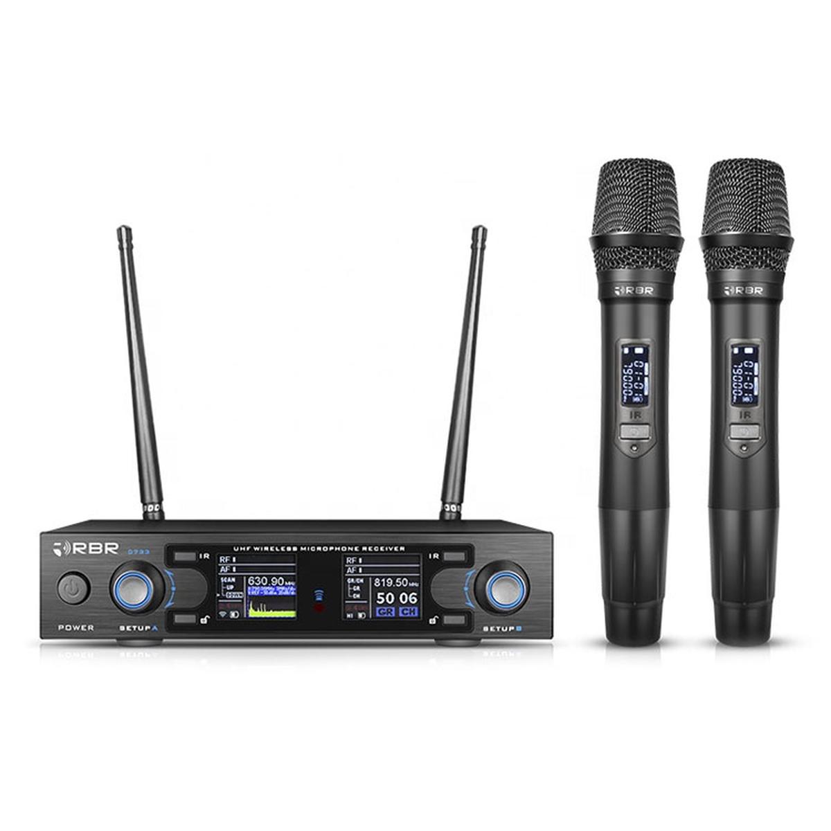 RBR D733 Digital UHF USB Charging Wireless Microphone