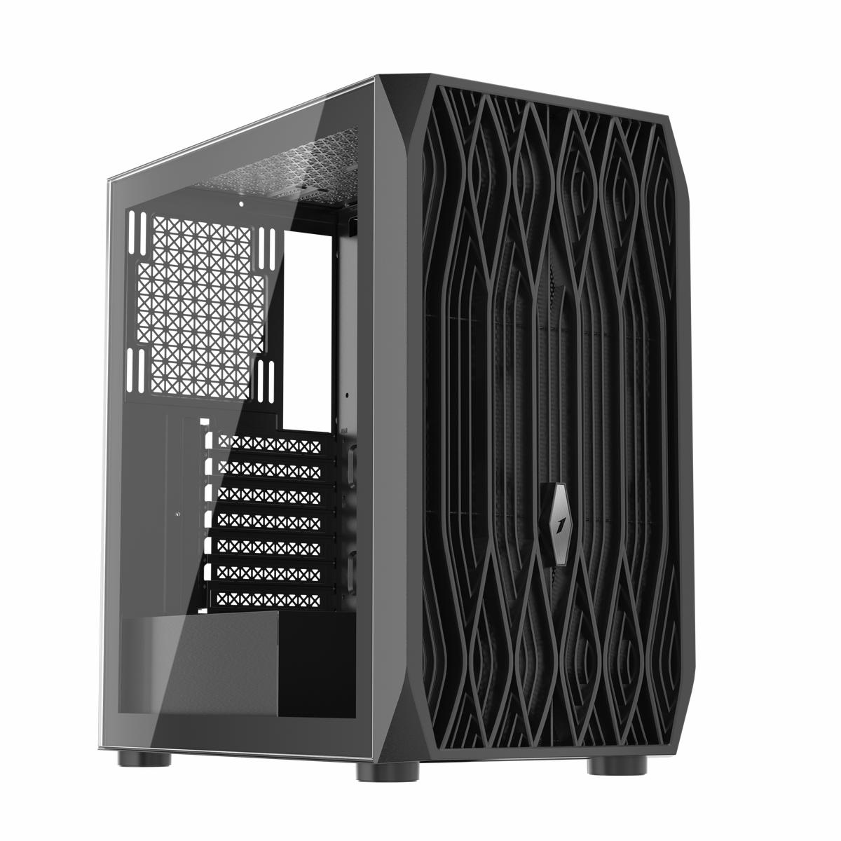 1st Player AY7 ATX M-ATX ITX PC Gaming Case (Black)