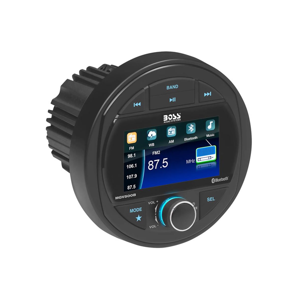 Boss Audio MGV500B Marine Gauge Digital Media Radio Receiver
