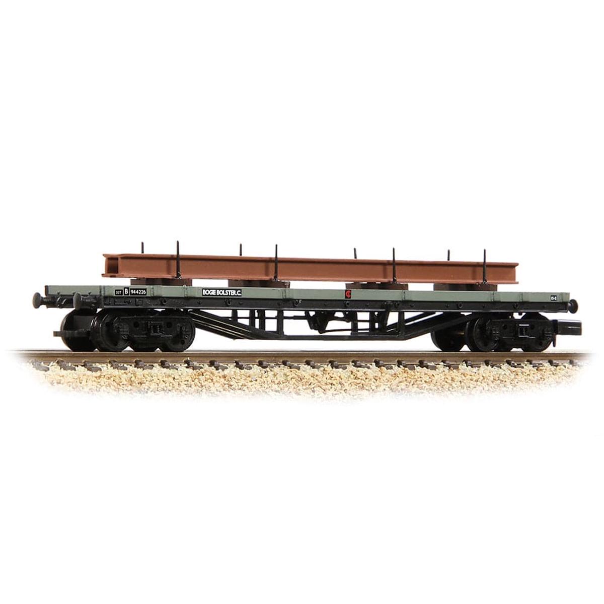 Graham Farish N 30T 'Bogie Bolster C' B944226 BR Grey (Weathered with Load)